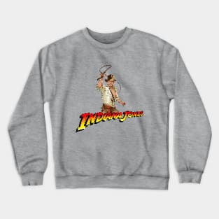 Indiana Jones Pixelated Art Crewneck Sweatshirt